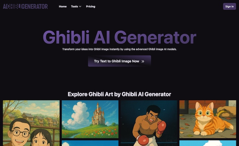 Ghibli AI Image Generator
