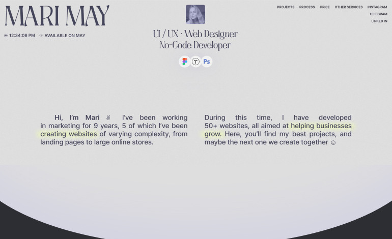 Mari May Portfolio
