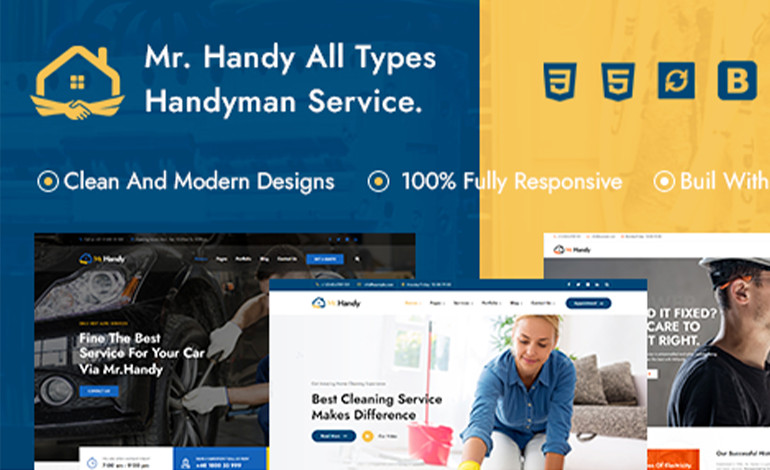 MrHandy Html Template
