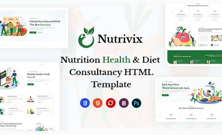 Nutrivix HTML Template