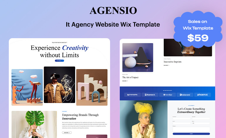 Agensio Wix Tempalte