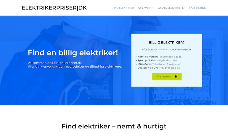 elektrikerpriser