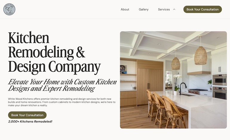 White Wood Kitchens