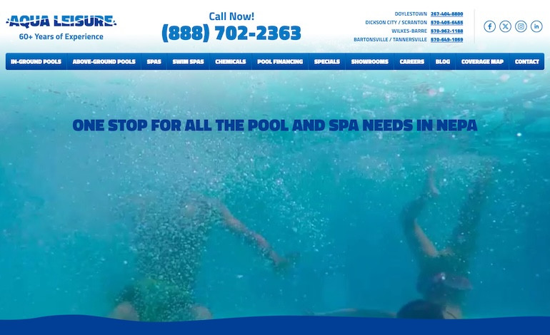 Aqua Leisure Pools and Spas