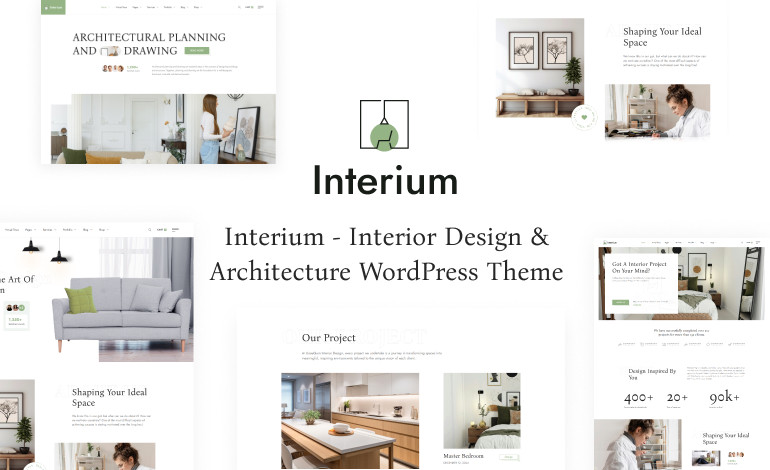 Interium Interior Design and Architecture WordPress Theme