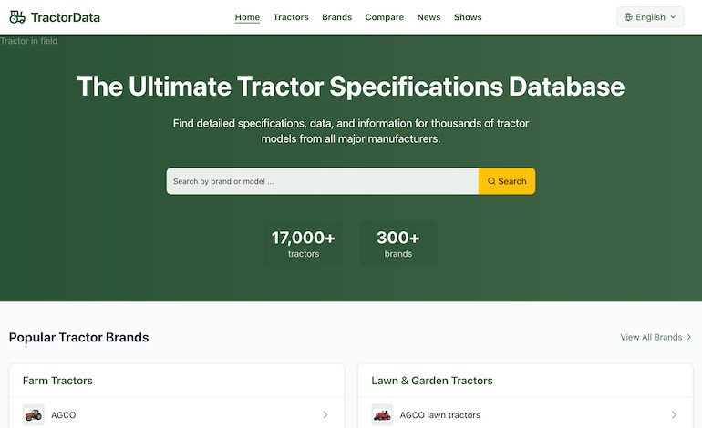 Tractor Data