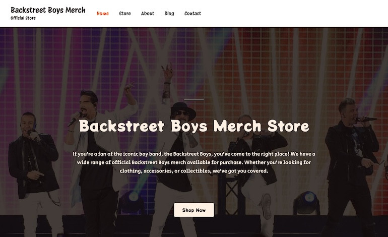 Backstreet Boys Merch