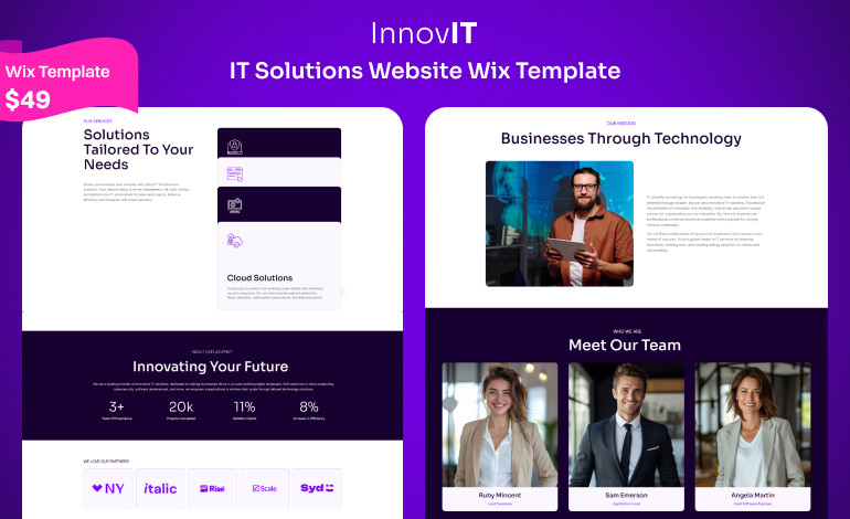 Innovit Wix Template
