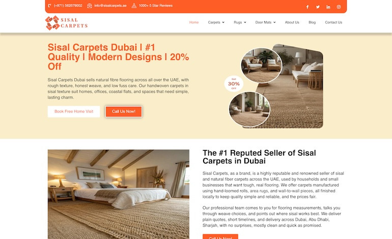 Sisal Carpets Dubai