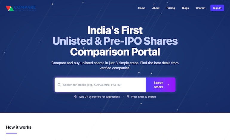 Compareunlistedshares