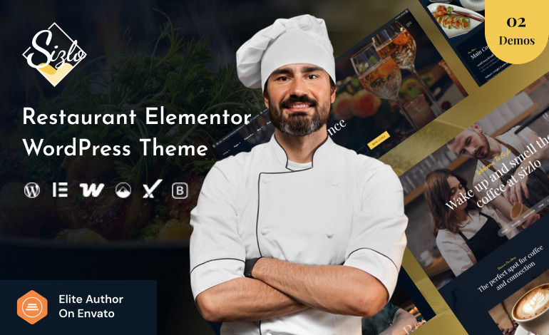 Sizlo Restaurant Elementor WordPress Theme