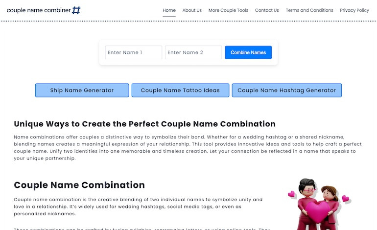 Couple Name Combiner