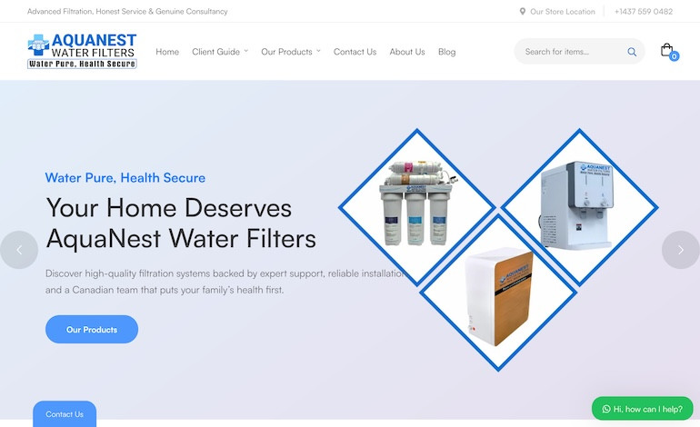 AquaNest Water Filters Inc