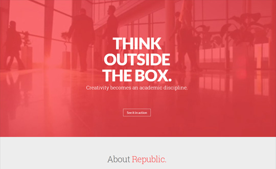 Republic Creative One Page Multi Purpose Theme