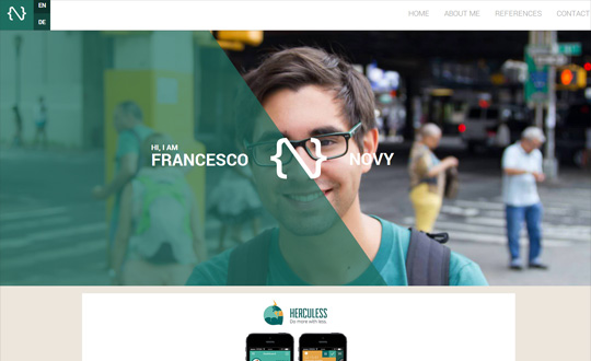 Francesco Novy Portfolio Website