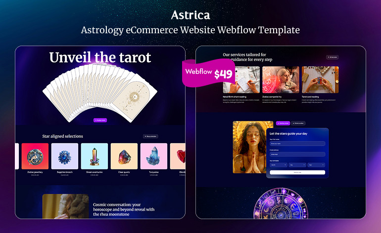 Astrica Webflow Template