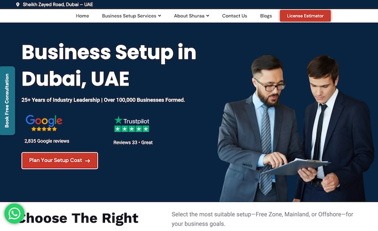 Shuraa Business Setup