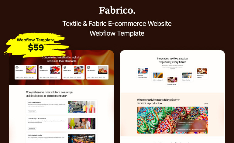 Fabrico Webflow Template