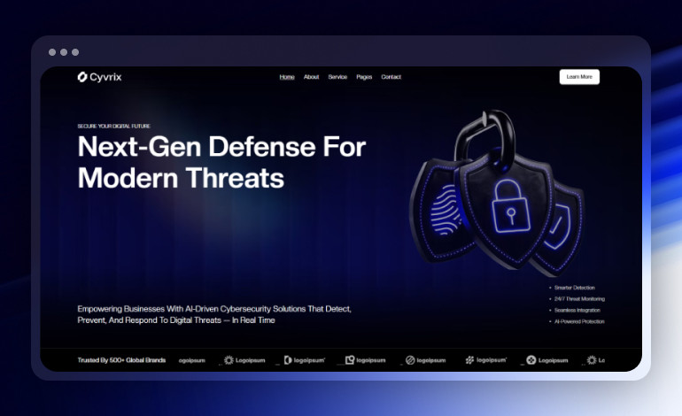 Cyvrix Webflow Template