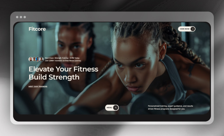 Fitcore Webflow Template