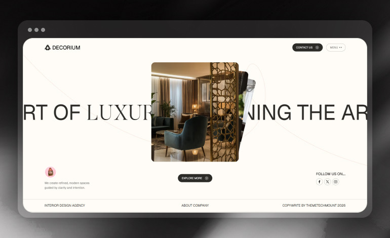 Decorium Webflow Template