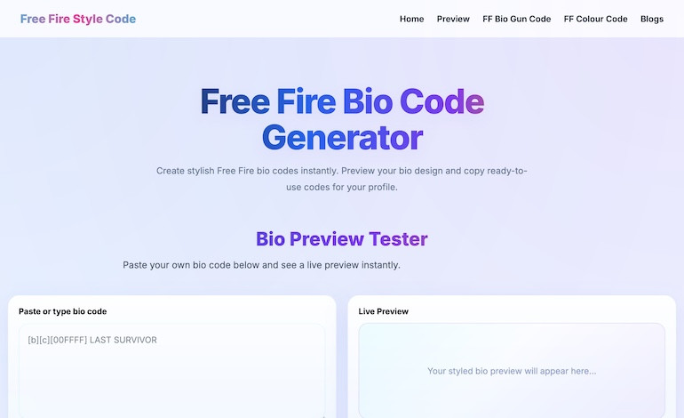 freefirestylecode