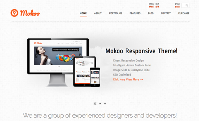 Mokoo Responsive Wordpress Theme