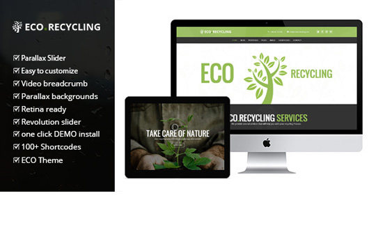 EcoRecycling a Multipurpose Wordpress Theme