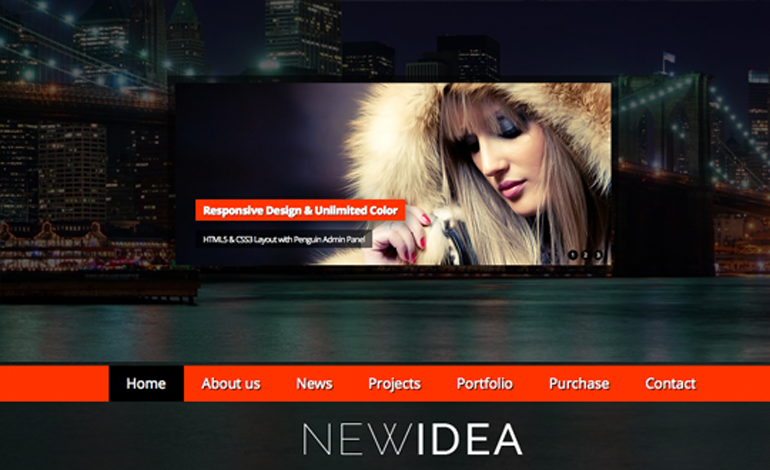 New Idea - Responsive Wordpress Theme