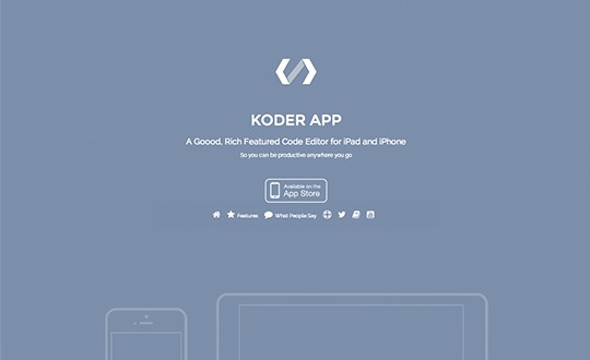 Koder App Code on The Go