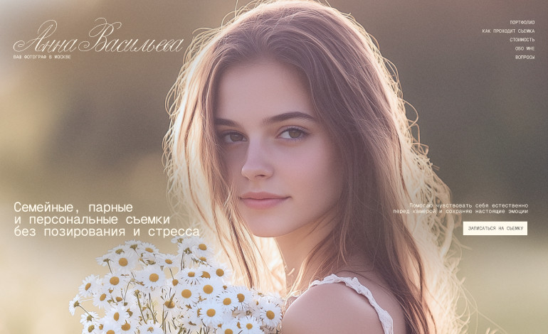 Photographer Anna Vasilyeva