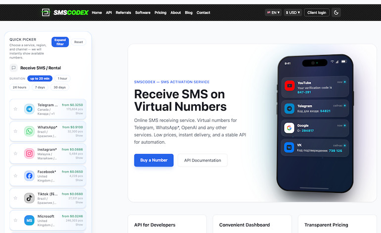 SMScodex
