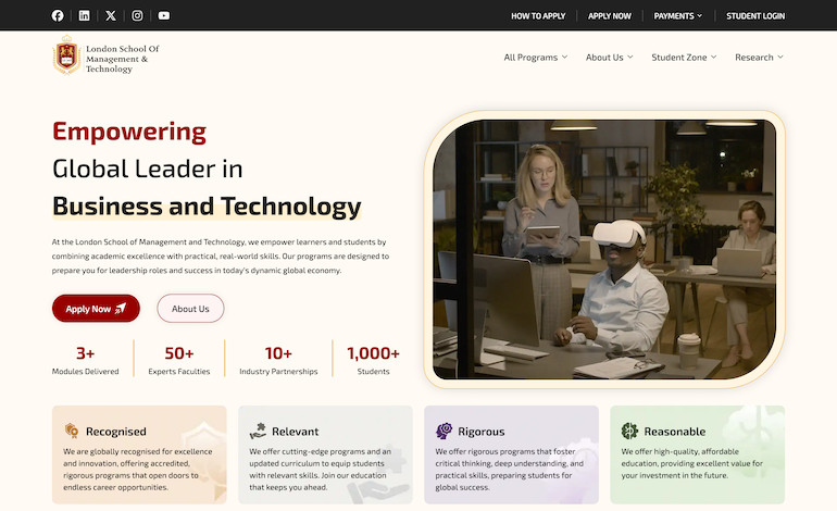 London School of Management Technology