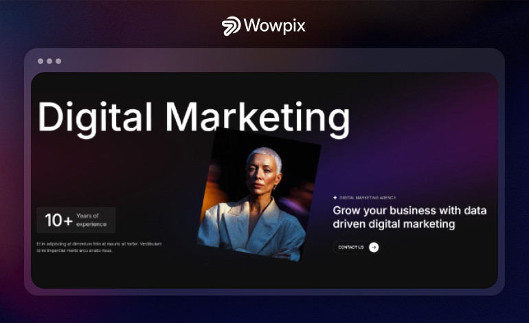 Wowpix Webflow Template