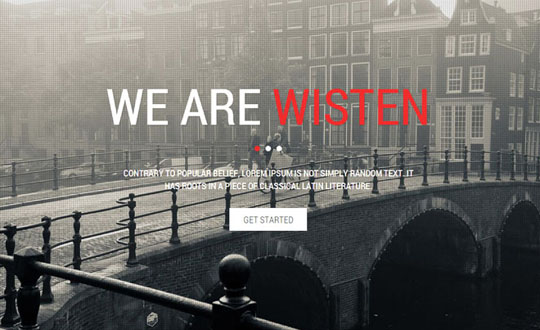 Wisten Wordpress One Page Parallax Theme