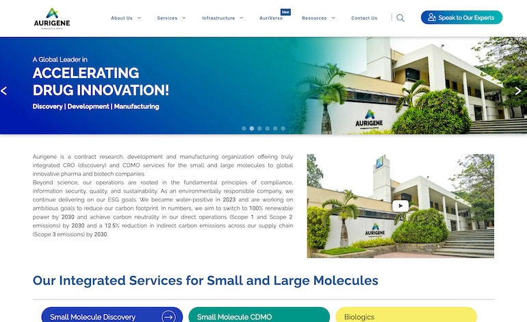 Aurigene Pharmaceutical Services