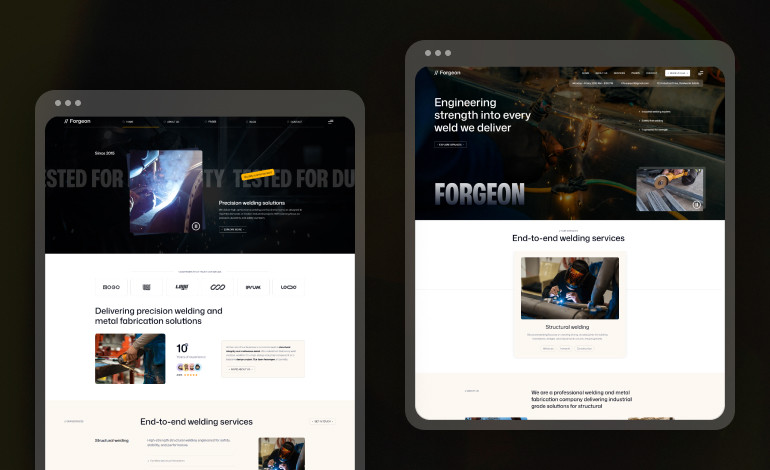 Forgeon Webflow Template