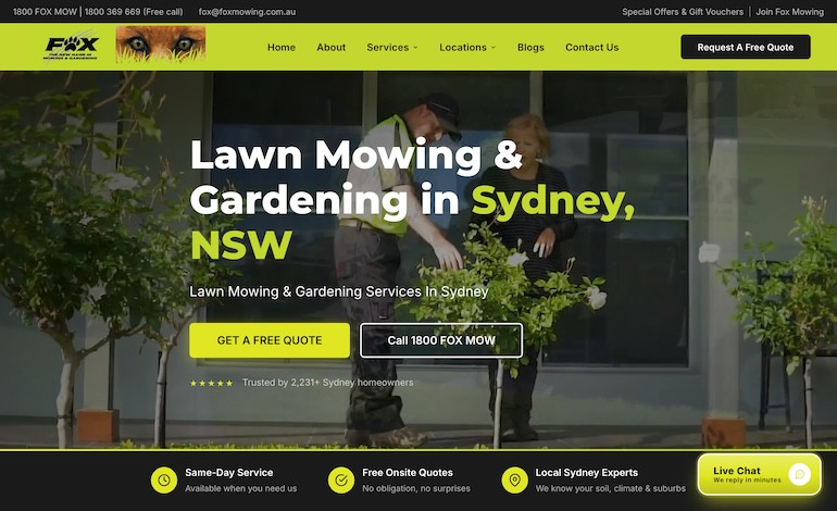 Fox Mowing NSW
