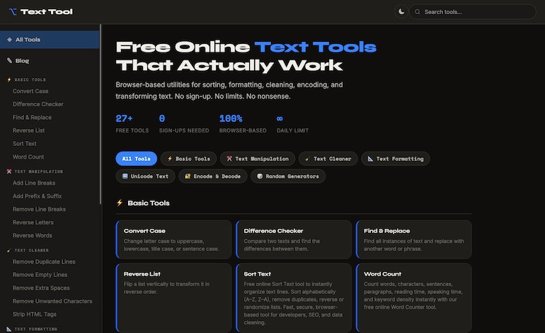 Text Tool