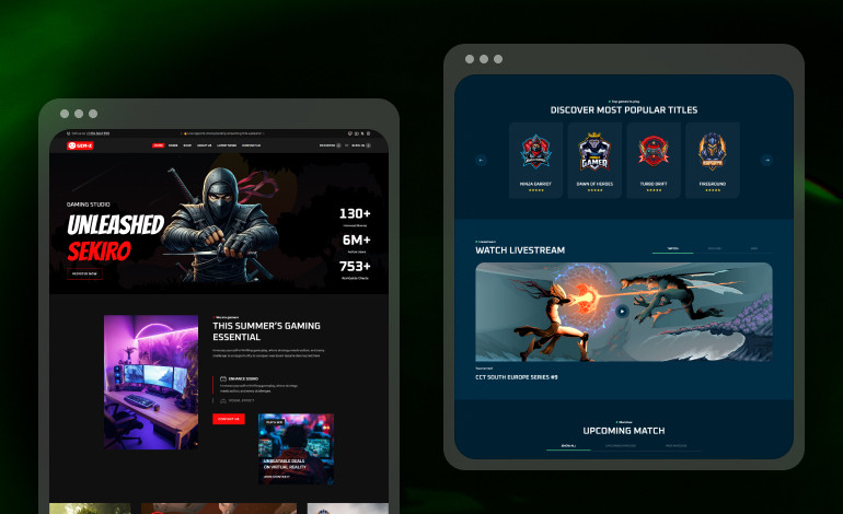 Gamezi WordPress Theme