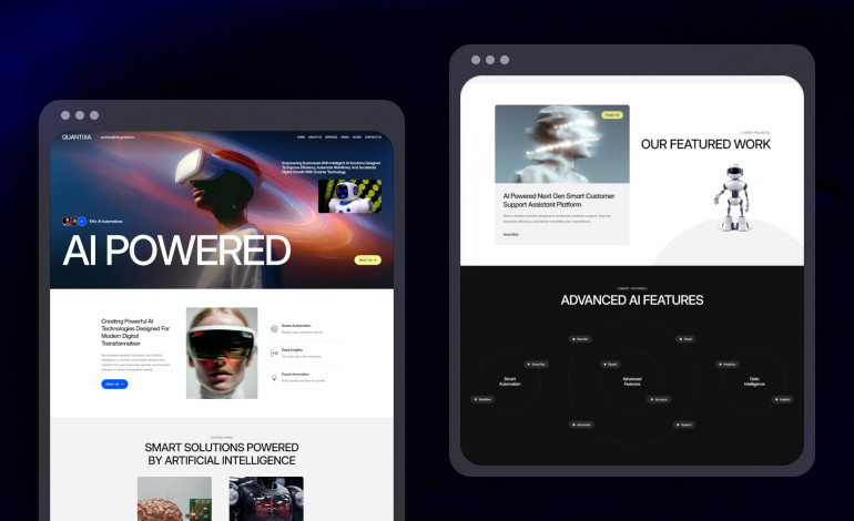 Quantixa Framer Template