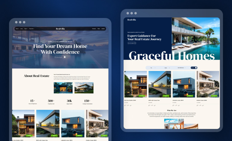 Realvilla Wix Template