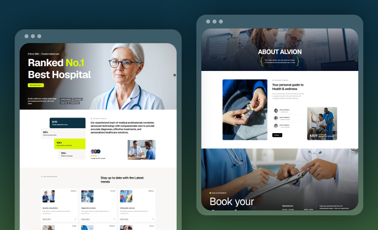 Alvion Framer Template