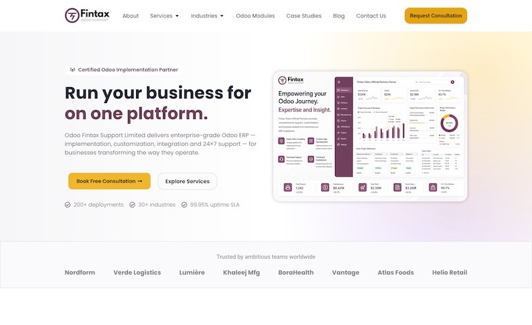 Fintax Odoo Support