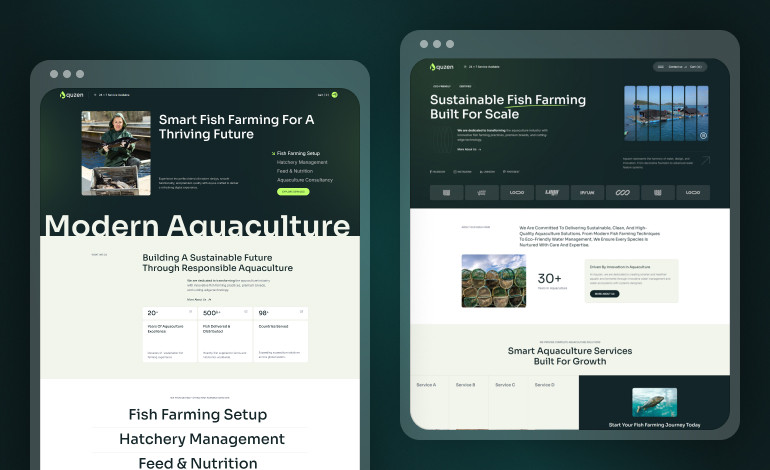 Aquzen Webflow Template