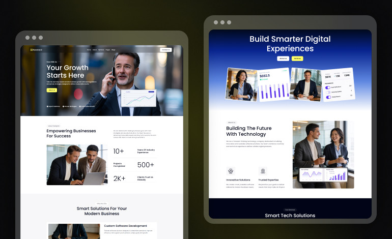 Nexstack Webflow Template
