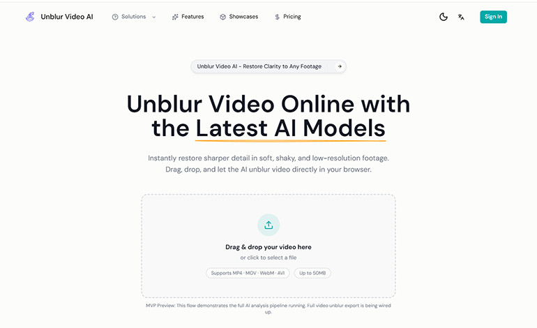 Unblur Video AI