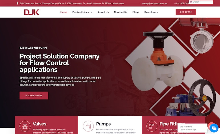 DJK Valves and Pumps
