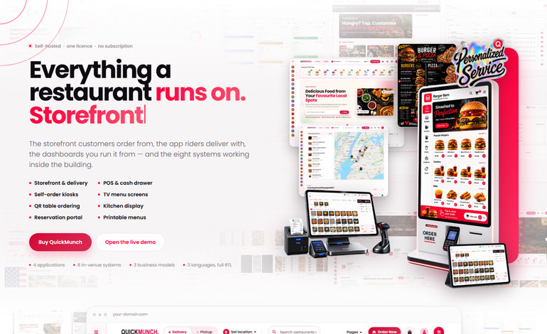 Quickmunch Food Restaurant Saas Services