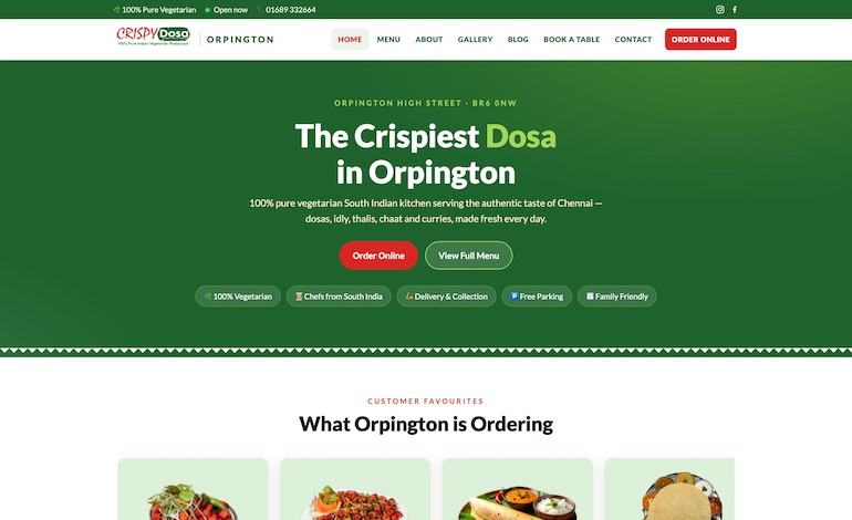 Crispy Dosa Orpington